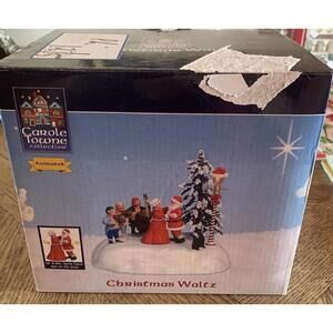 Lemax Carole Towne Collection Christmas Village Animated Christmas Waltz RARE